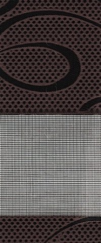 Wave dark brown figural image