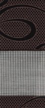Wave dark brown figural image