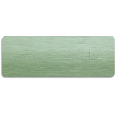 Scratched aluminium - green image