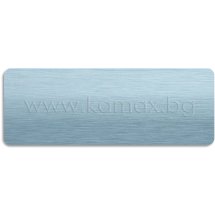 Scratched aluminium - blue image