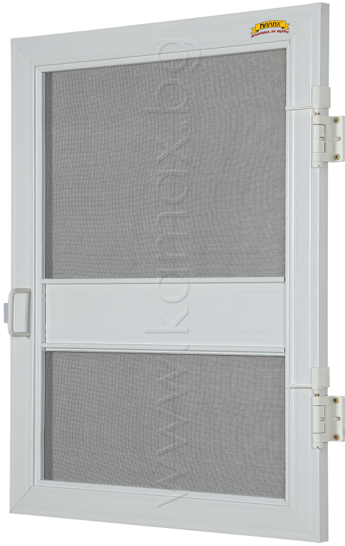 Fixed door insect screen