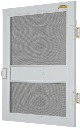 Fixed door insect screen image